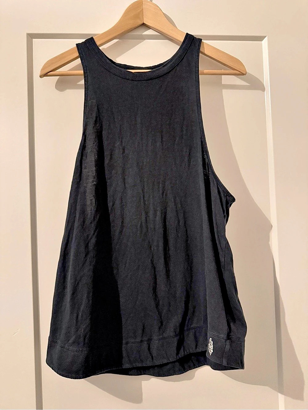 Free People We The Free Iconic Tank Black Tank Top